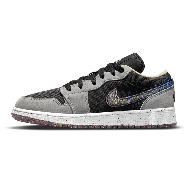 New JORDAN 1 Low Se Crater Grey Black GS DM4690-001