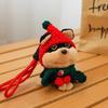 Bee Dog Cute Bag Pendant Plush Doll Keychain Card Bag Premium Pendant Gifts