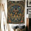 Anubis Wall Tapestry Aesthetic Wall Hanging Printed Fabric Blanket Decorative Tapestries for Bedroom Living Room Home Decor