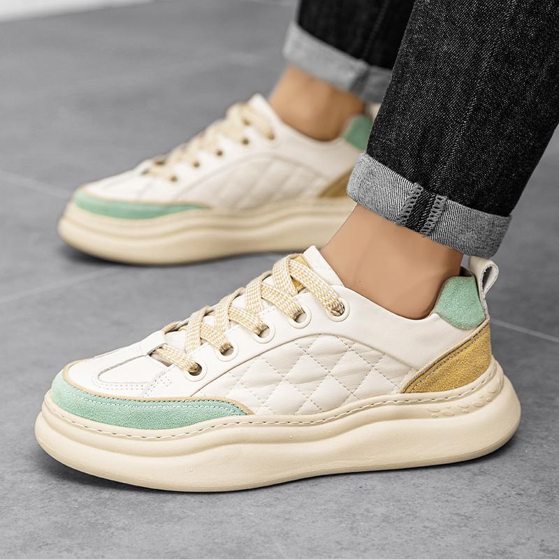 Fashion High Quality Men's Fashionable and Comfortable Lace Up Casual Board Shoe Brand New Autumn Men's Outdoor Thick Soled Sports Shoes