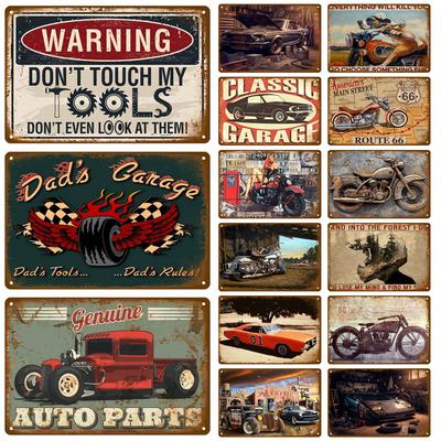 Vintage Zimmer Dekoration Home Decor Artikel Blechschilder Ästhetische Männer Schlafzimmer Metallschilder Retro Metallplatte Poster Wand Kunst Wandbild