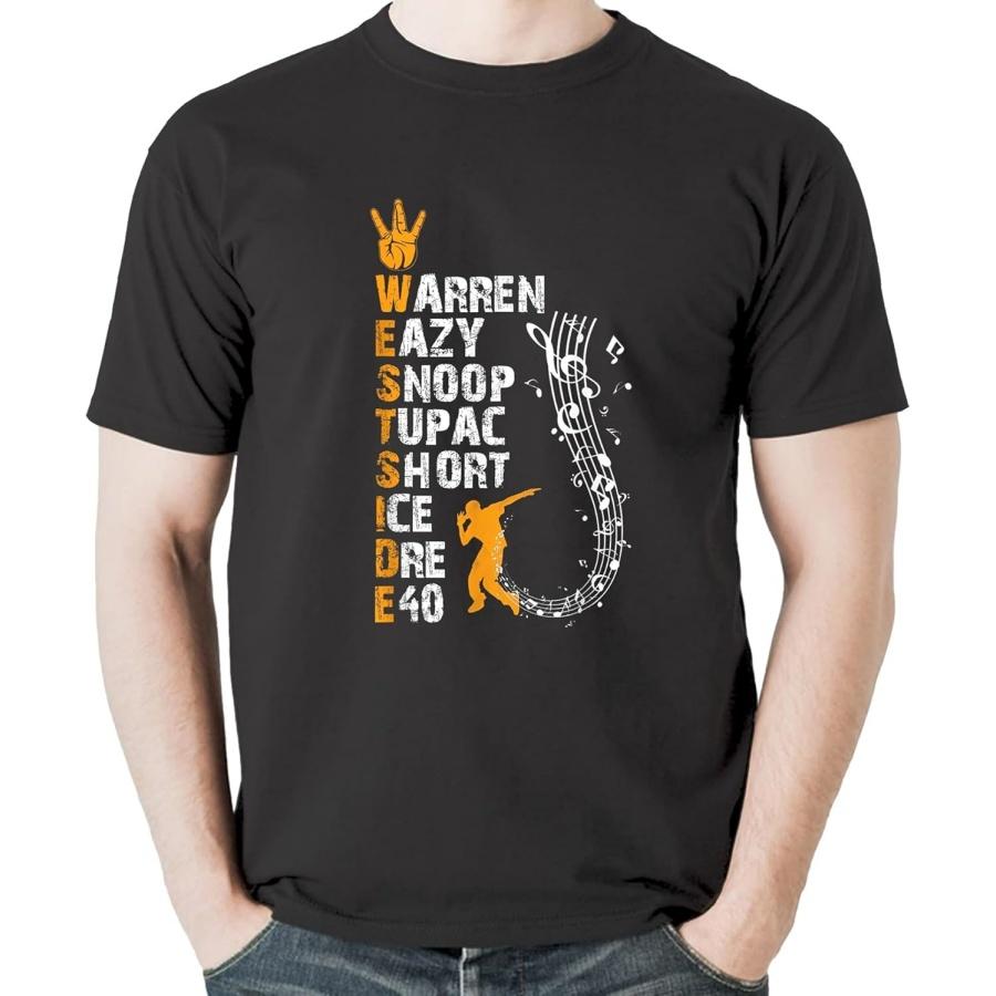 Westside Hip hop Rap Music Legends T-Shirt Sweatshirt Hoodie Tanktop for Men Women Kids Black XXXXXL чёрный