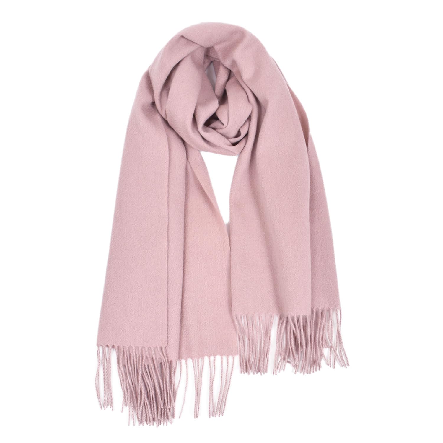 

Cashmere 60cm Gift Box Included Free Size Shrimp Pink [HHayashiguchi] Stole, 100% Cashmere, Large, Fringed, Wide, (CS0077) 15.