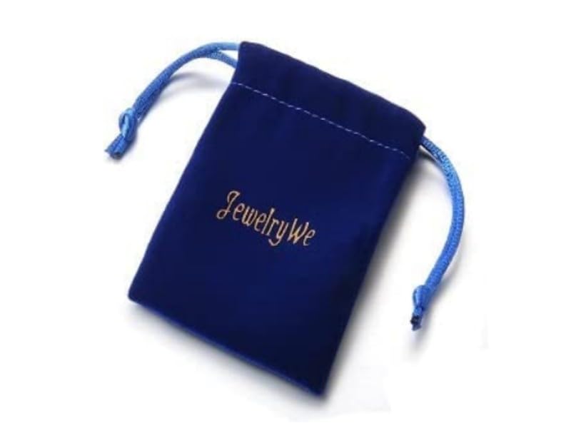 A Gift for Your Loved One or Couple As a Proof of 1 Pair JUST FOR YOU Jigsaw Stainless Silver Bag [JEWELRYWE] Boyfriend/girlfriend Love, (2 Pieces)