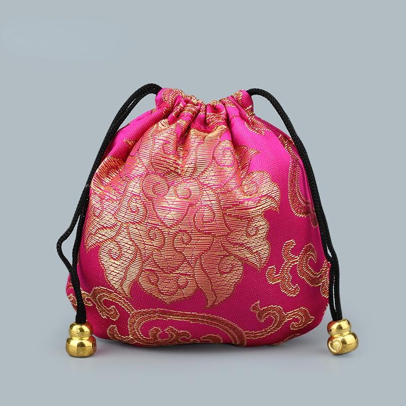 Chinese Style Jewelry Bags Brooch Bags, Character Bead Bracelet Storage Bag