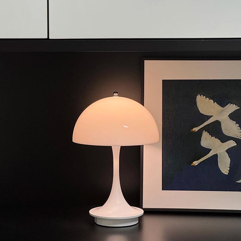 Danish Designer LED Bedside Wedding Table Lamp with Charging Feature