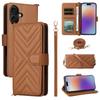 For iPhone 17 Case with Shoulder/Wrist Strap Leather Phone Cover Stand Wallet