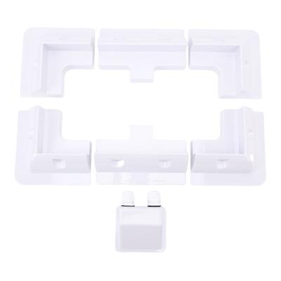 ABS rohové držáky solárních panelů Montážní sada držáků solárních panelů Široce používané pro obytné vozy Vozidla Kůlny Garáže Bílé