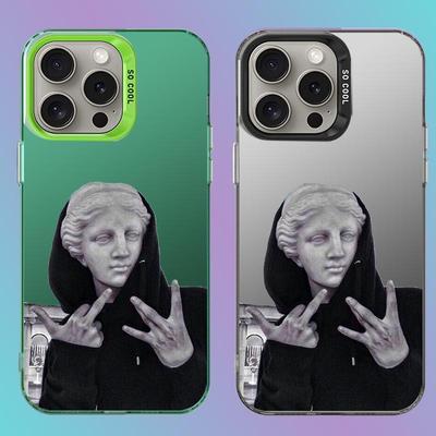 Europäische und amerikanische IMD Silber Cross-Border Handyhülle für iPhone 15/14/13/11/8