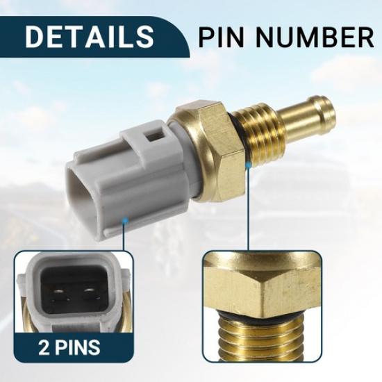 Coolant Water Temp Sensor Gold Tone Inner ONE  For Mazda 3 No.L35G-18-840
