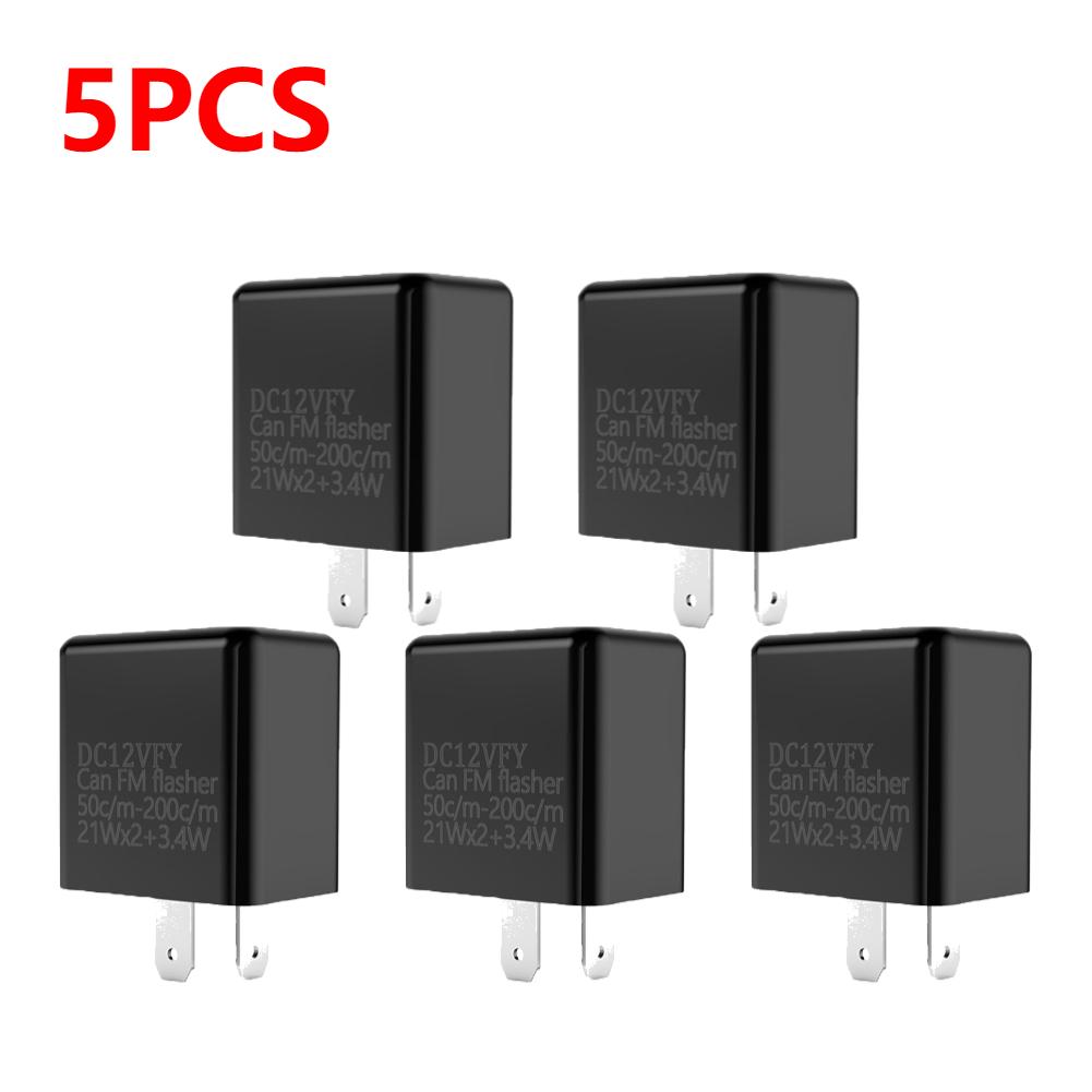 20-1pcs Fix Motorcycle Flasher High Power DV 12V Relay Adjustable Motorbike Flasher Multiple Protection LED Turn Indicator