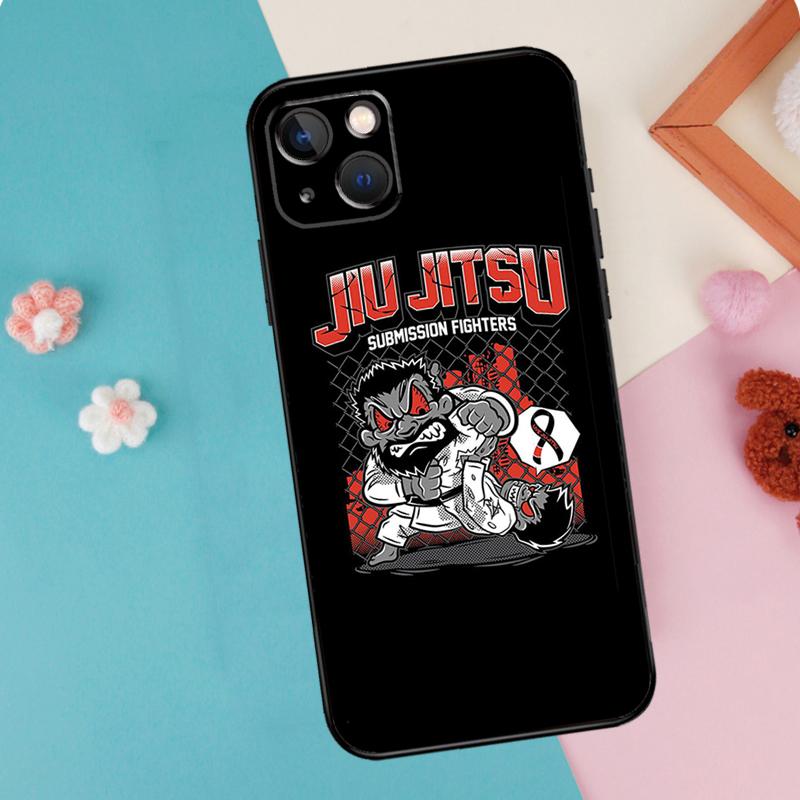 

Judo Jiu Jitsu BJJ Phone Case For iPhone 16 15 14 13 12 11 Pro Max Plus Mini XR 16e Funda Silicone Back Cover iPhone 14 Plus