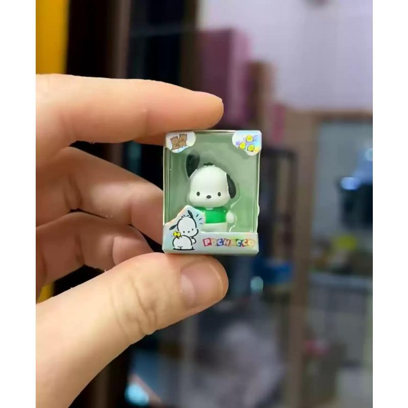 

Семья Sanrio Кукла из рисовых зерен Первый слепой бокс Hello Kitty Kuromi Мини коллекционные модели кукол Ручная работа Экшн-фигурки Подарок для девочки