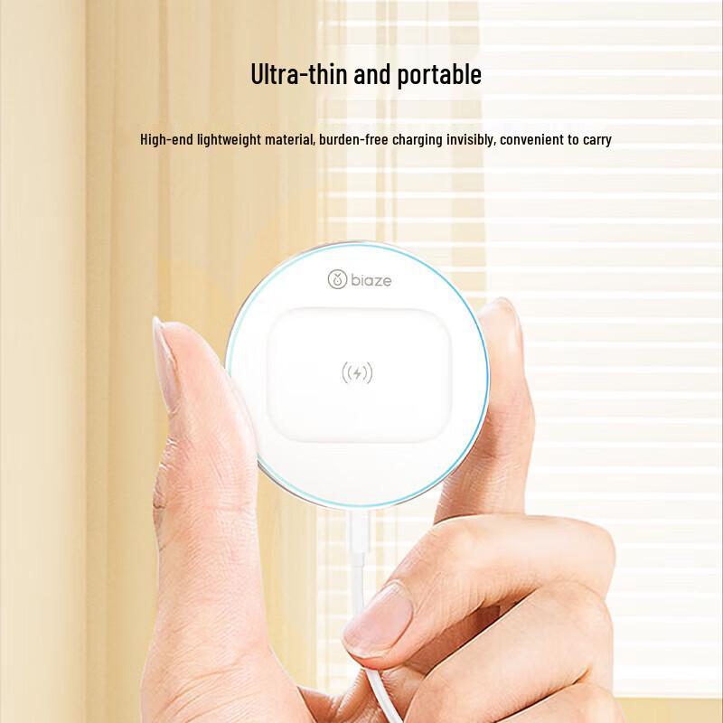 BIAZE Încărcător Wireless Universal pentru AirPods și Telefoane