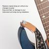 2PCS Metal Guitar Strap Locks Silver Guitar Strap Fittings  For Guitar