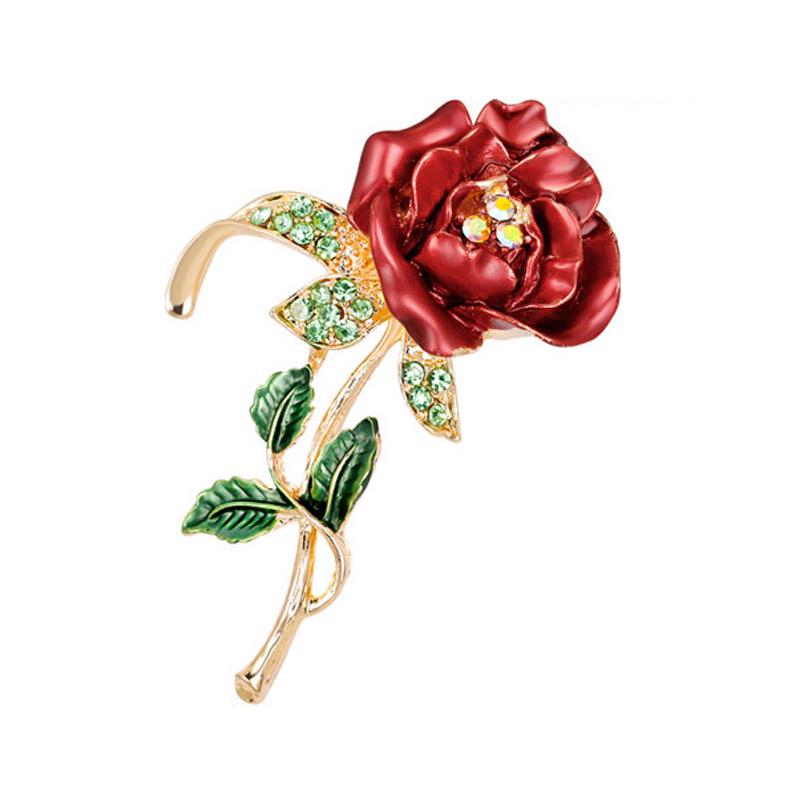 Elegant Glass Crystal Peacock Animal Brooch Pin Costume Fashion Jewellery Gifts