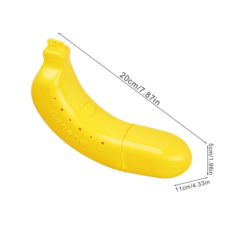 Banana Storage Box for Outdoor Travel Cute Banana Case Protector Box Container Trip Outdoor Lunch Fruit Storage Box Holder