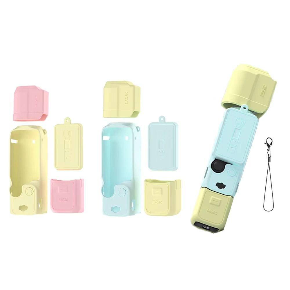 Silicone Protective Case Set Handle Protector for DJI Osmo Pocket 3 Action Camera Accessories
