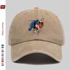 pc pcs Football Player Print Trucker Cap  Adjustable Buckle Strap Washed Vintage Baseball Hat Suitable for Men  Women Light