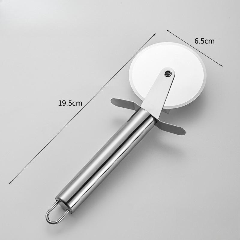 1pcs Stainless Steel Pizza Cutter Wheel Professional Pizza Slicer with Ergonomic Handle for Kitchen and Restaurant