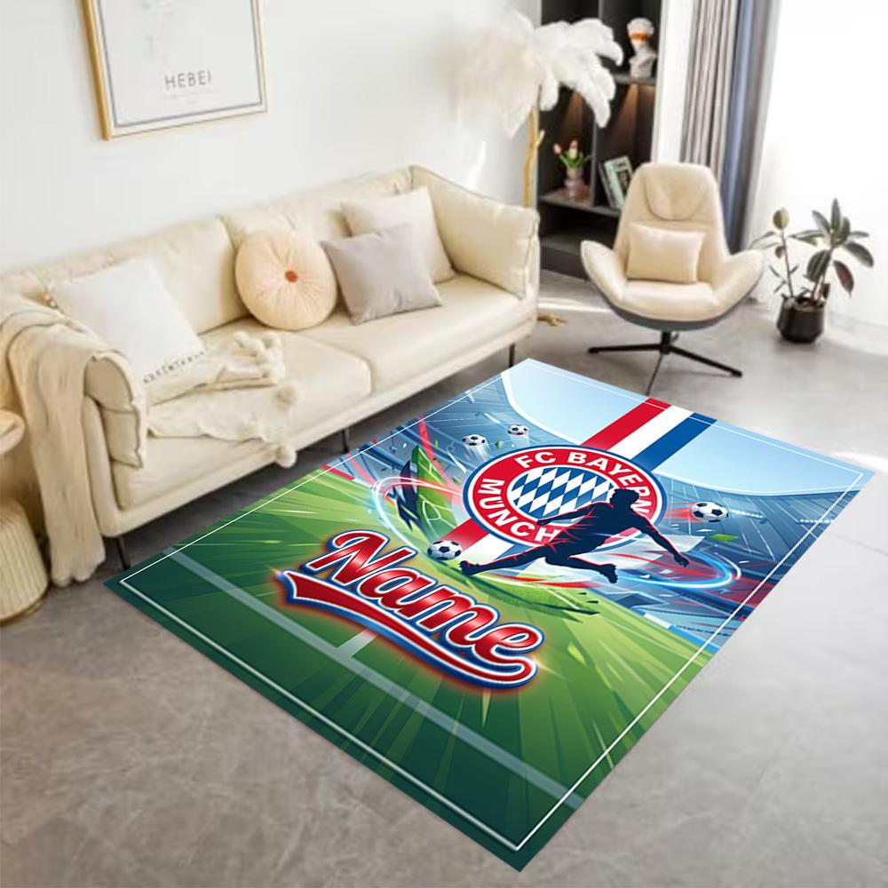 Bayern Munich Fan Poster Carpet Suitable for Study Room Outdoor Kitchen Dormitory Anti-slip Rug Decorate Offices Perfect Gift for Friends & Family
