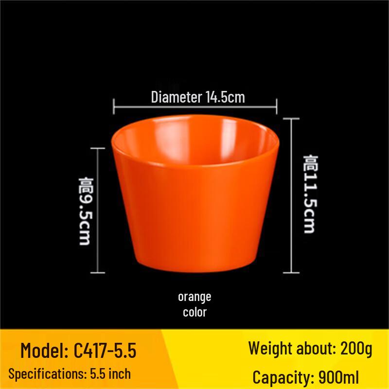 Melamine Slanted Serving Bowl