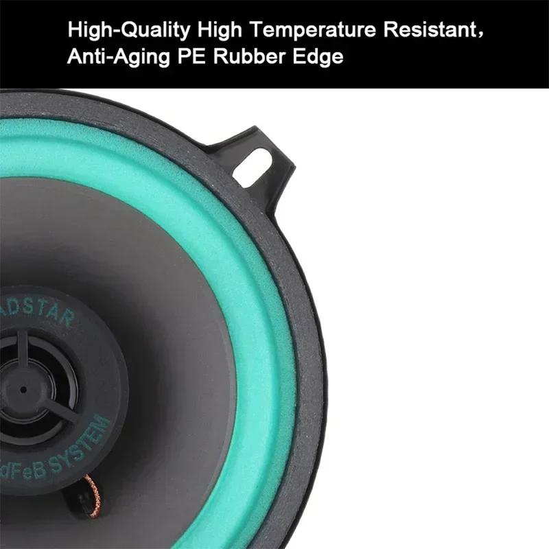 4/5/6.5 Inch Car Speakers HiFi Coaxial C Ar Subwoofer Universal Automotive Audio Music Full Range Frequency Car Stereo Speake