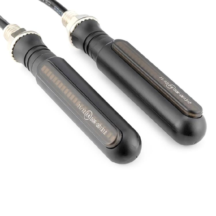 Motorrad Seitenspiegel LED Blinker Leuchte Sequenziell Fließender Blinker 2 Stück