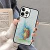 Hedgehog and Balloon Phone Case for iPhone 17 Air 16 16e 15 Plus for Apple 13 11 12 14 Pro Max Cover coque Shell
