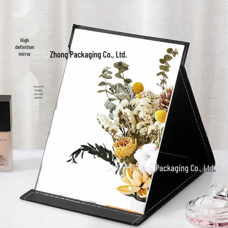 Portable Folding Makeup Mirror for Dorm, Office, or Vanity