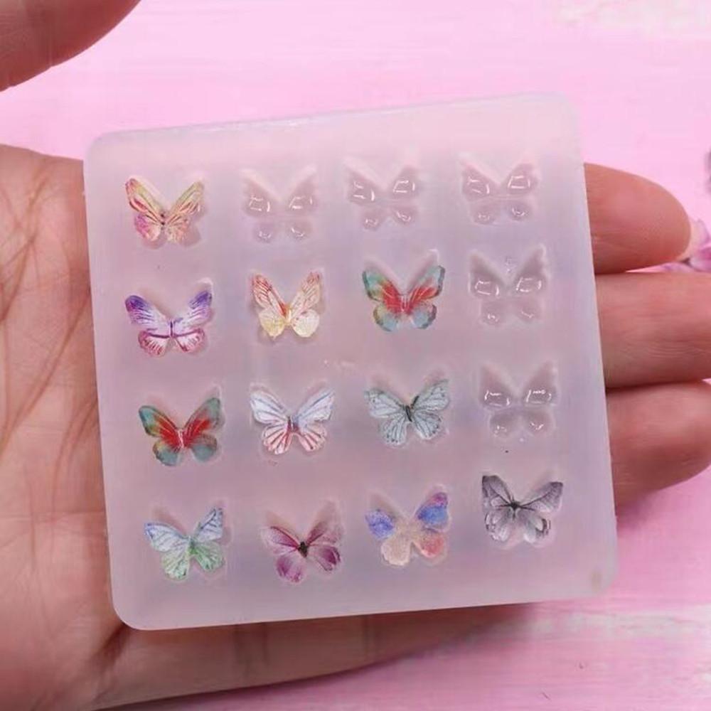 1pcs/bag Butterfly Shape Epoxy Resin Molds Charm Pendant Silcone Moulds For DIY Jewelry Making Epoxy Resin Craft Accessories