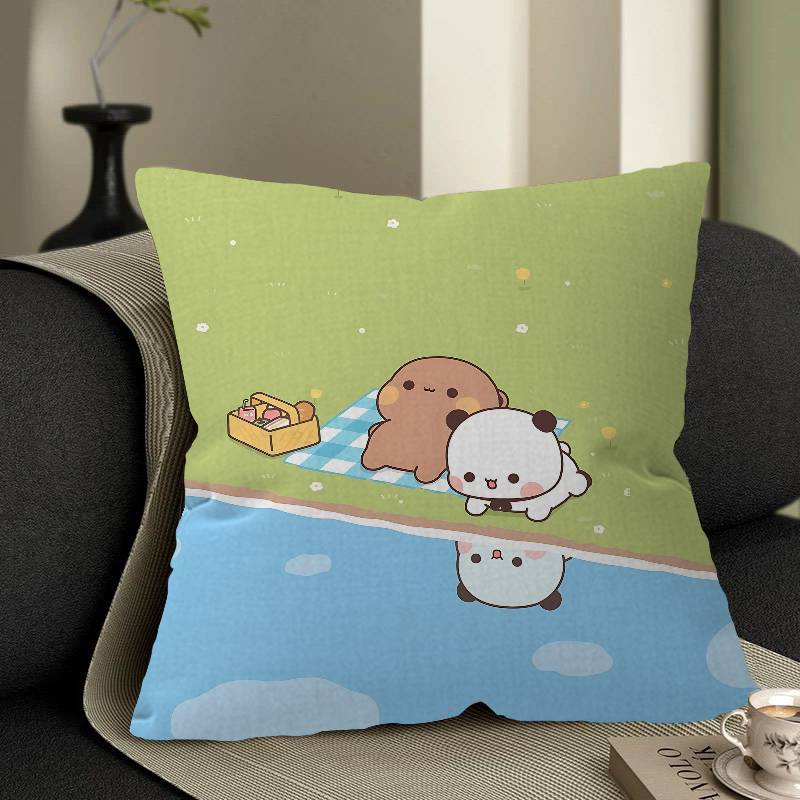 Bubu And Dudu Pillow Anime Pillow Sofa Bed Head Pillow Cover Cushion Cover 45X45 Cm Fashion