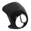 7in Motorcycle Headlight Fairing Protective Windshield Universal for Most Motorcycles Round