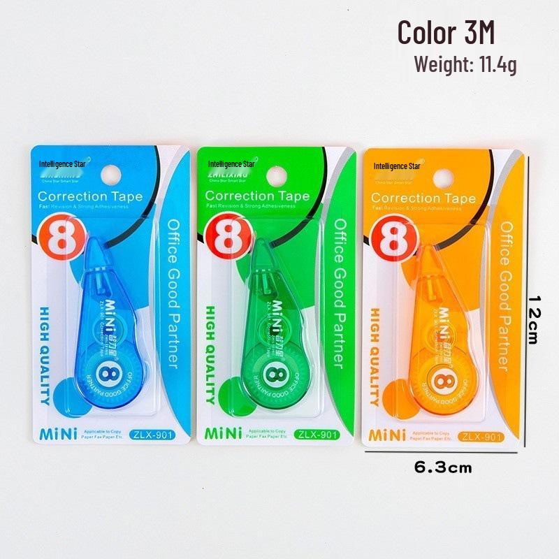 

Macaron Correction Tape: Durable, High-Capacity, Silent, Smooth, Non-Breaking, Drop-Proof Overwrite Tape