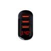 5V2A Fast Charger with Three Ports & Digital Display - Compatible with Apple, PDQC; UK & EU Plugs