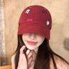Breathable Baseball Cotton Cap With Bear And Letter Embroidery Design Fall For