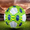 1 pz Bandiere Brasiliana e Portoghese Pallone da Calcio Calcio Taglia 5 Pallone da Calcetto Indoor alla Moda Colorato Gioco per il Cortile - Ottimo Regalo per gli Appassionati di Sport