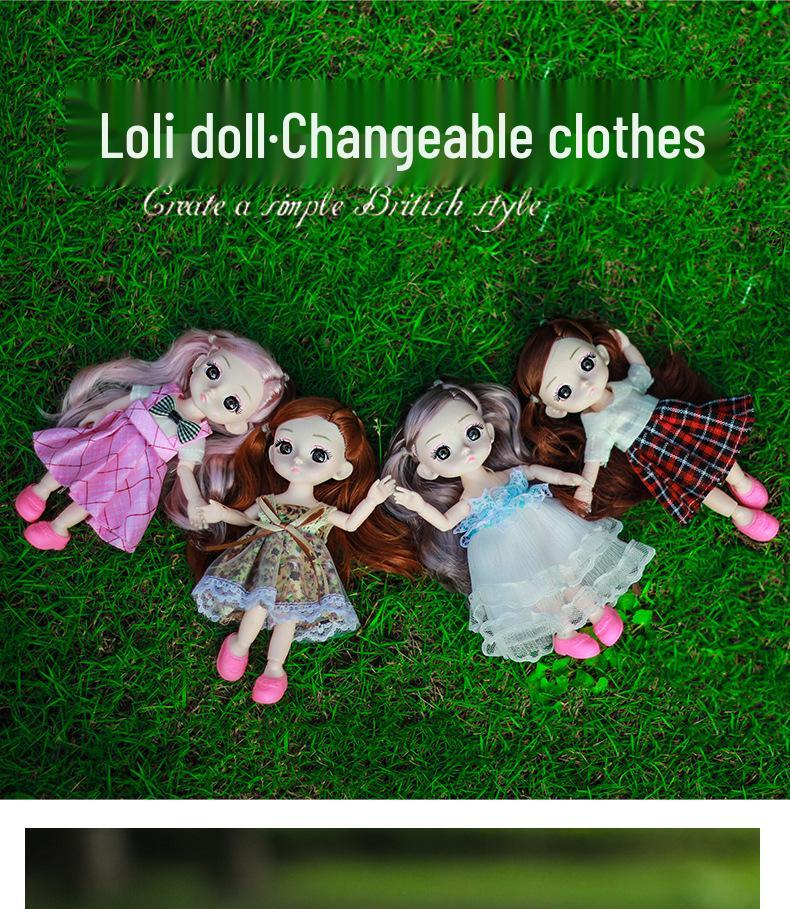 17cm Barbie Princess BJD Doll with Changeable Clothes - Perfect Birthday Gift for Girls
