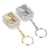 2pcs Mini Music Box Key Chain Exquisite Pendant Key Chain Home Decoration Gift
