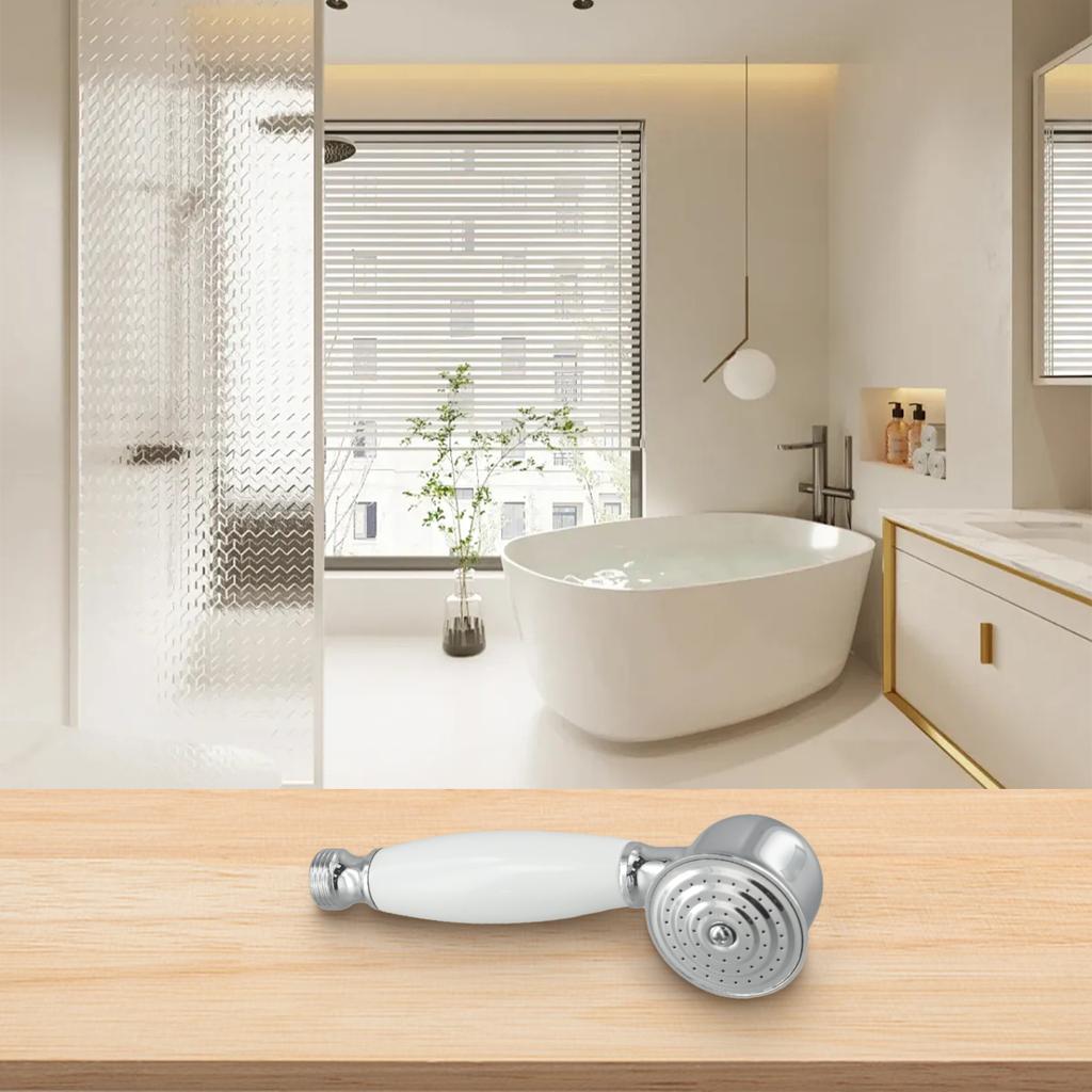 18x5.3cm Shower Head Bathroom Handheld Replacement