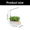 Intelligent Indoor Hydroponic Gardening System With Adjustable LED Grow Light For Vegetables Herbs Soil And Water Plant