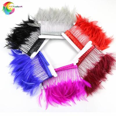 10-13Cm Tear Item Wool Edge Clothing Accessories Pendant Material Chicken Feather Cloth Edge Fringed Skirt Diy