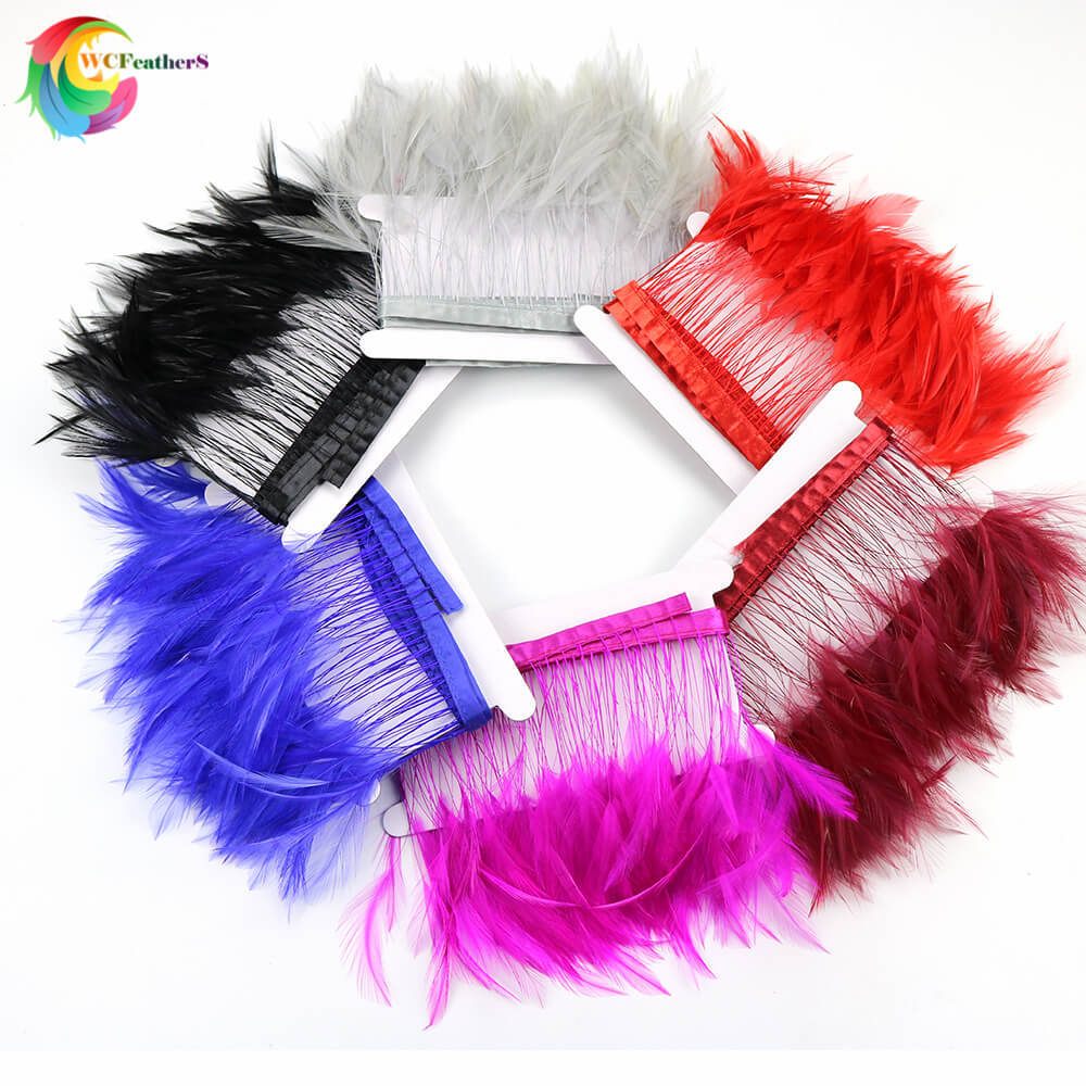 10-13Cm Tear Item Wool Edge Clothing Accessories Pendant Material Chicken Feather Cloth Edge Fringed Skirt Diy