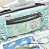Floral Lace Pen Case With Large Capacity For Students And Office Use