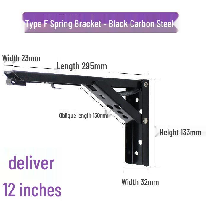 Stainless Steel Wall-Mounted Triangle Shelf Bracket for Heavy Duty Support