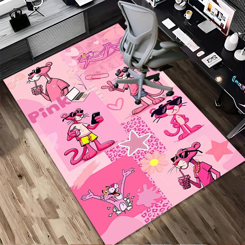 Pink Panther Living Room Nonslip Area Rug Soft Carpet For Bedroom Game Playroom Sofa Office Home Decor Doormat Christmas Gift C922121