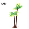 Blooming Bouquet Plastic Artificial Plant Mini Coconut Tree Wedding Party Cake Decorating Tool