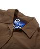 Penfield Open Collar Waist Adjustment Shirred Dress Brown_Fs2Ws01F