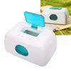 Baby Wipes Warmer, USB Powered Wet Wipes Dispenser with Large Capacity up to 120 Wipes, Visible Window and Soft Night Light, for Baby