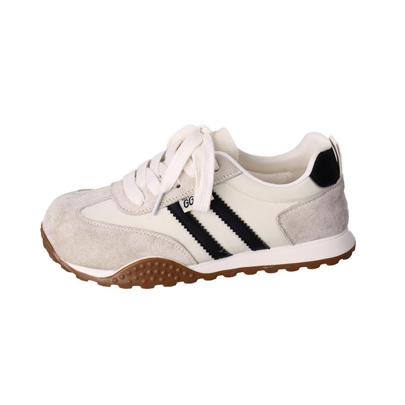 2025 New Spring and Summer New Flat-bottomed Casual Lace-up Sports Comfortable Jogging Shoes Women